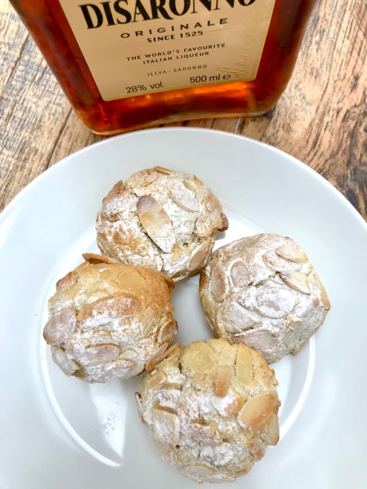 Biscotto alle Mandorle all' Amaretto - Amaretto infused almond biscuit (GF) (Vegan option available)